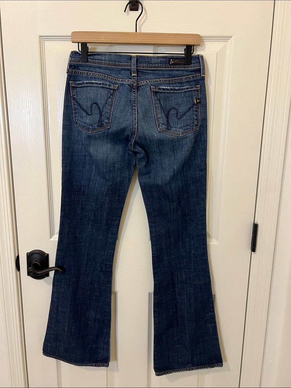 Citizens Of Humanity COH Jeans Ingrid #002 Low Waist Flair Flare Stretchy Boot - Picture 6 of 16